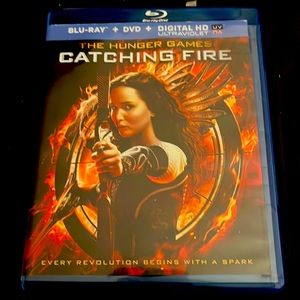 Catching fire Blu-ray and DVD